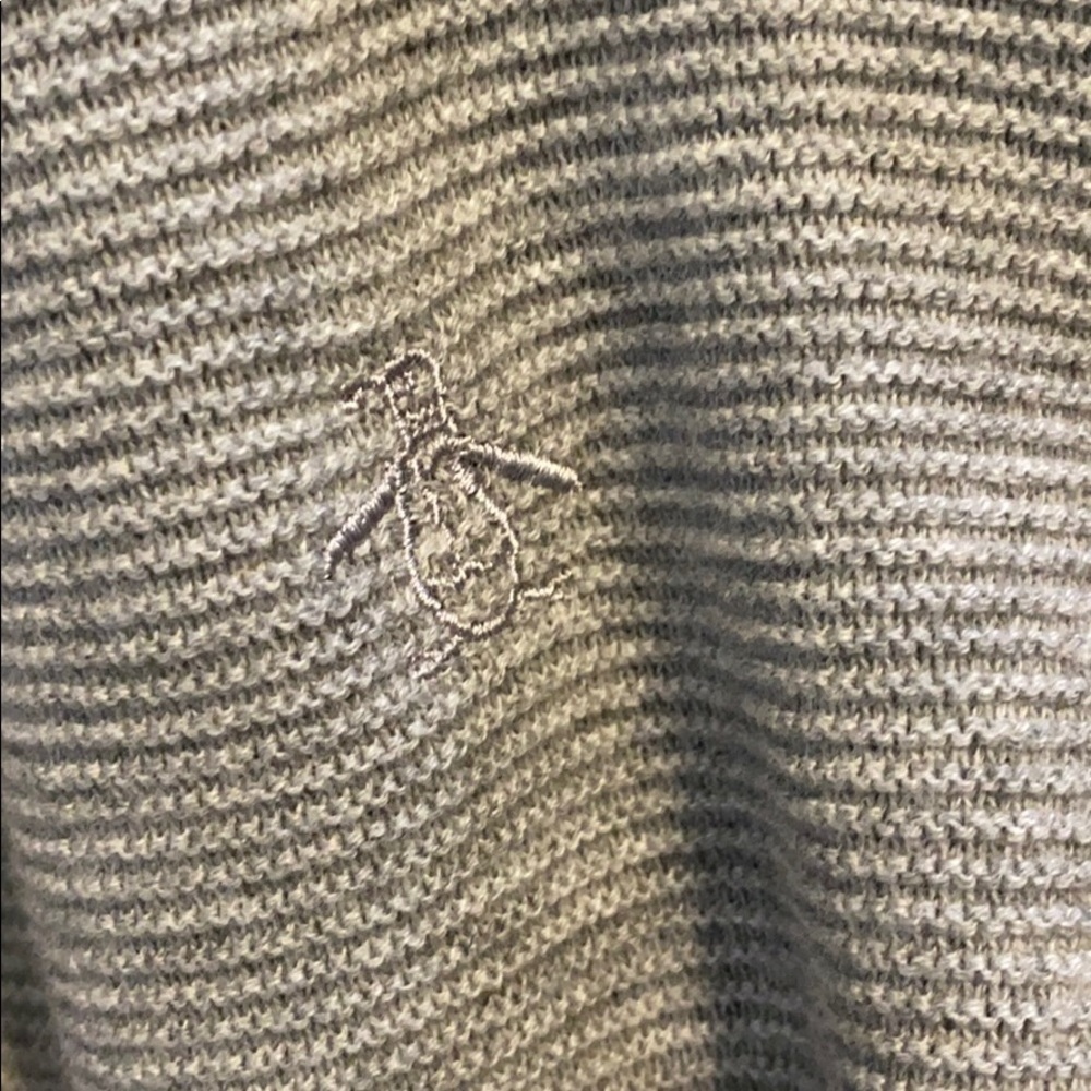 Original penguin rain heather grey XL sweater - Picture 7 of 7